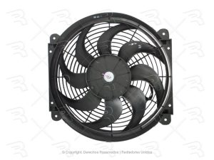 MOTOVENTILADOR COMPLETO UNIVERSAL 14 PLG 12V SENCILLO