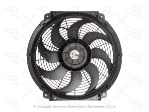 MOTOVENTILADOR COMPLETO UNIVERSAL 16 PLG 12V SENCILLO