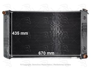 RADIADOR GM CUTLASS/CENTURY 89-95 AUTOMATICO 2 ENF