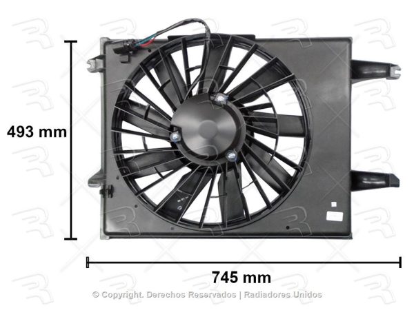 MOTOVENTILADOR COMPLETO MERCURY VILLAGER/NISS QUEST 96-98 SENCILLO C/1 ARNES