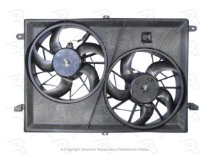 MOTOVENTILADOR COMPLETO GM TRAVERSE 09-17/GMC ACADIA 07-19/BUICK ENCLAVE 10-17 V6 3.6L DOBLE C/A