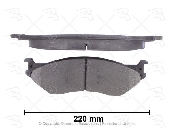 BALATA DEL/TRAS METAL FORD ECONOLINE 02-03/F450 99-15/F550 99-16 SUPER DUTY/F53 99-14 - Imagen 4