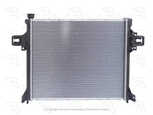 RADIADOR CHRY JEEP GRAND CHEROKEE 05-10 V6 3.7L/COMMANDER 06-10 V8 4.7L ALUMINIO PLASTICO