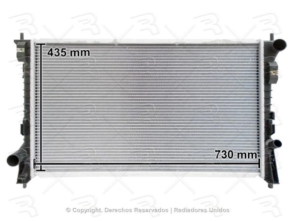 RADIADOR FORD EDGE 07-14/TAURUS 08-15/LINCOLN MKX 07-15/MKS 09-12 V6 3.7L 3.5L AUTOMATICO ALUMINIO PLASTICO