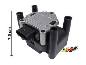 BOBINA IGN C/MODULO ELECT AUDI A3 08-12/SEAT IBIZA/TOLEDO 13-17/VW CADDY 14-18/CROSSFOX 07-15/GOL 09-18/LUPO 05-09/POLO 03-18/SAVEIRO 10-18/SPORTVAN 07-10/GOLF/JETTA A4 99-07/JETTA CLASICO 08-15