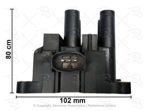 BOBINA IGN FORD COURIER 01-09 4L 1.6L/ECOSPORT 04-08/ESCAPE 01-04 4L 2.0L/FIESTA 03-10 4L 1.6L/FOCUS 00-04 4L 2.0L/IKON  01-07/KA 01-08 4L 1.6L/MONDEO 01-06 4L 2.0L/RANGER 01-12 4L 2.3L