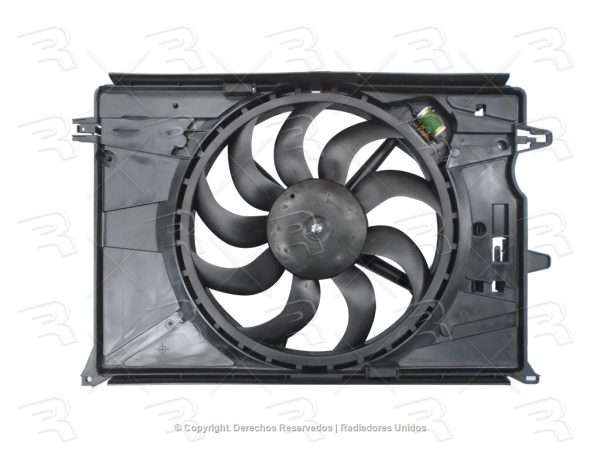 MOTOVENTILADOR COMPLETO CHRY JEEP RENEGADE 15-18/FIAT 500X 16-18 L4 1.4L SENCILLO - Imagen 2