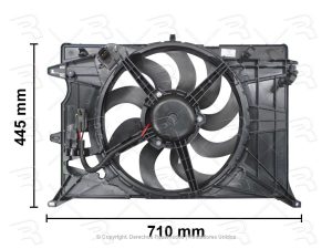 MOTOVENTILADOR COMPLETO CHRY JEEP RENEGADE 15-18/FIAT 500X 16-18 L4 1.4L SENCILLO