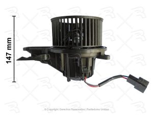 MOTOR DEFROSTER GMC ACADIA 07-23/TRAVERSE 09-23/ENCLAVE 10-24/SIERRA 07-11/YUKON/ESCALADE/TAHOE 07-20/AVALANCHE 07-13/SUBURBAN 07-14 TRASERO C/TURBINA