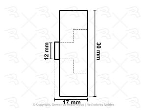 SELLO MECANICO P/COMPRESOR NIPPODENSO 10PA17C/10PA17E/10PA20C/10PA17K/10PA15C/10PA17J